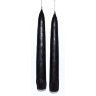 Velas de Taper Negras de 7\" para Decoración Elegante