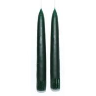 7 Inch Dark Green Taper Candles - Perfect for Rituals