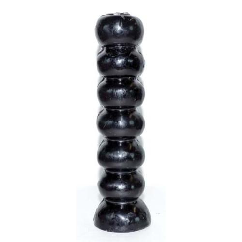 6 1/2 Inch Black Seven Knob Candles