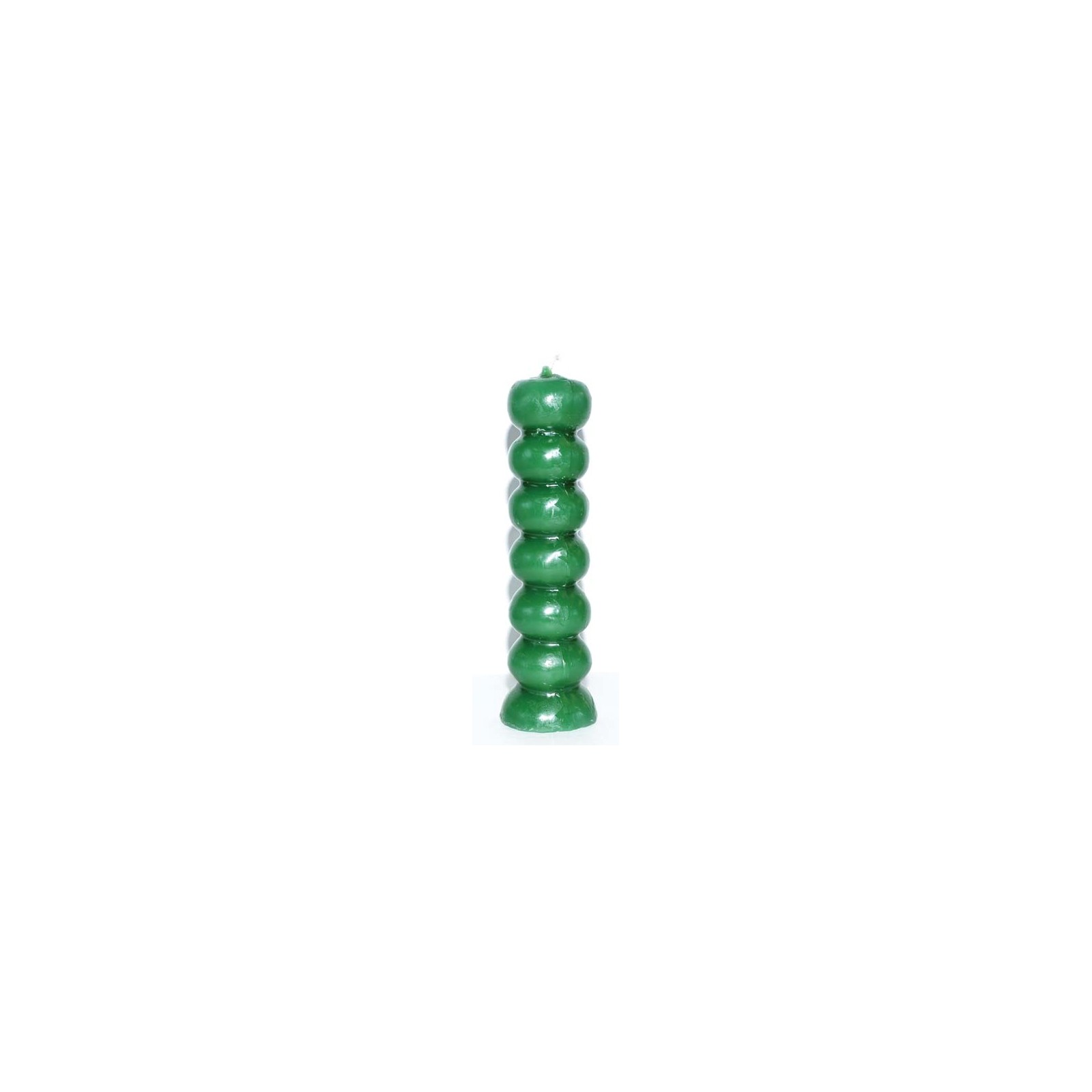 6.5 Inch Green Seven Knob Wishing Candle