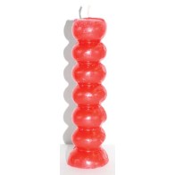 6.5" Red Seven Knob Candles