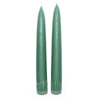 7 Inch Sage Taper Candle Pair