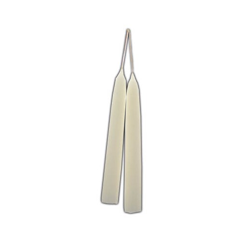 7" White Taper Candles for Rituals and Celebrations