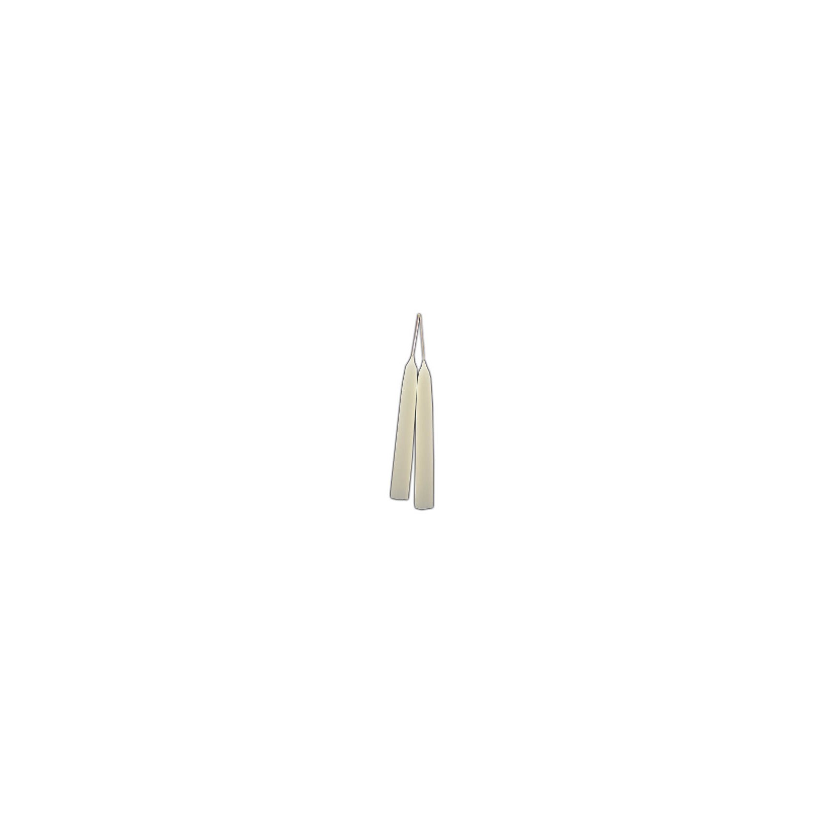 7" White Taper Candles for Rituals and Celebrations