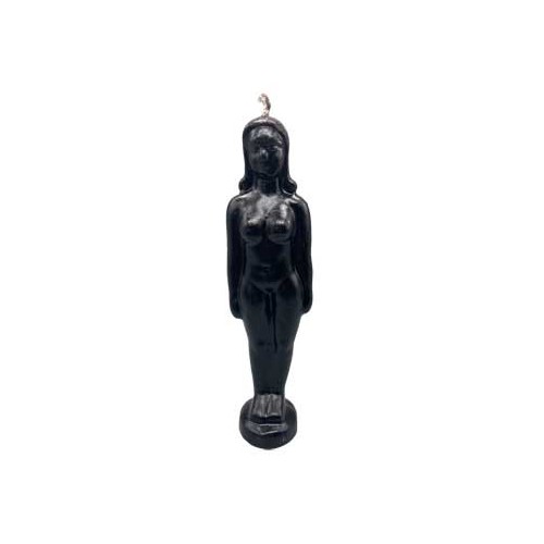 6.75" Black Woman Candle for Rituals