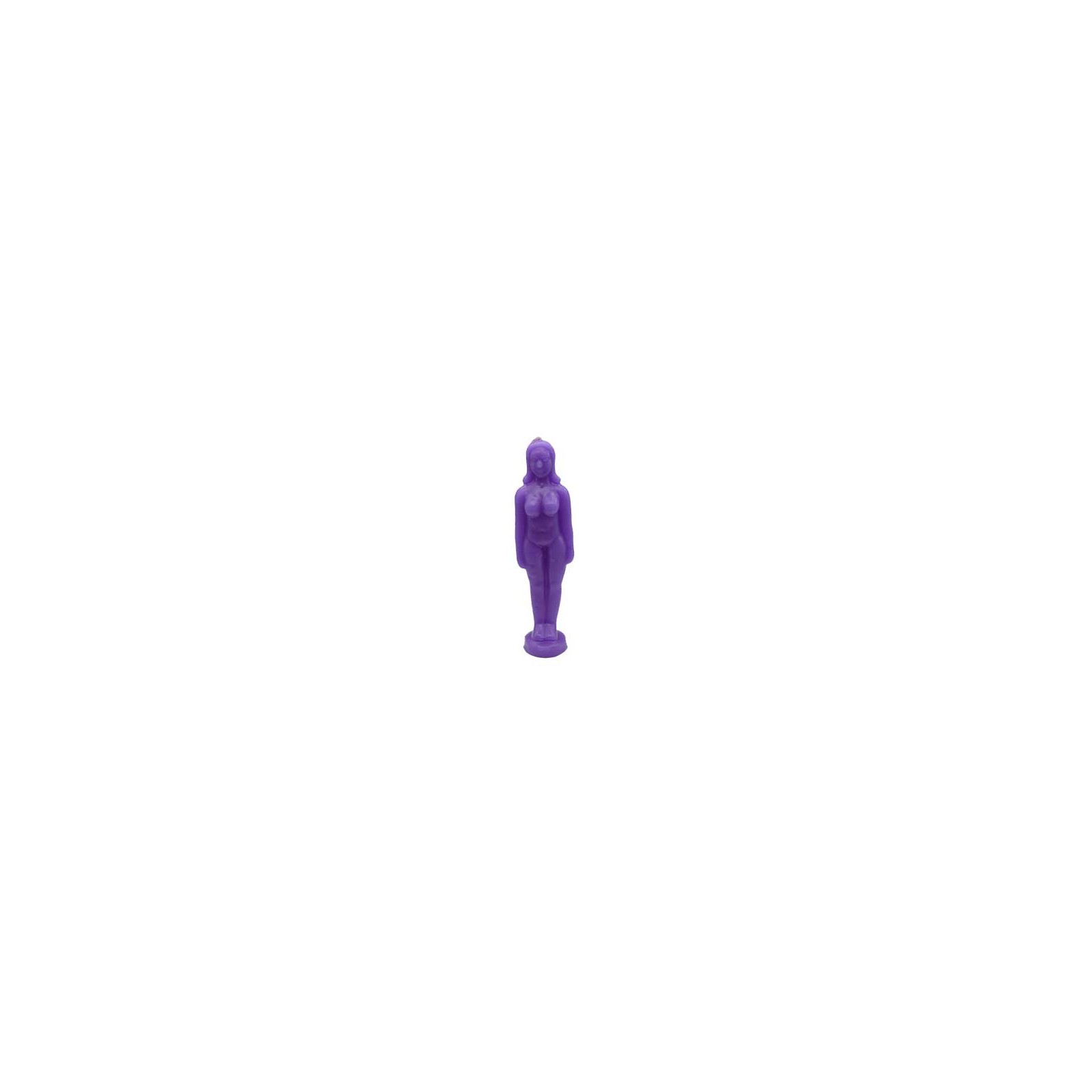 6 3/4" Purple Woman Candle for Empowerment