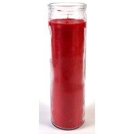 Solid Red 7-Day Jar Candle for Spiritual Use