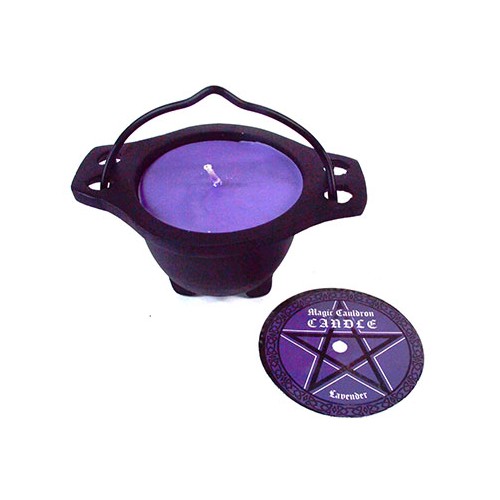 Lavender Cauldron Candle for Serenity