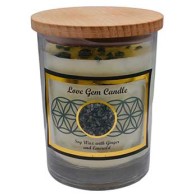 Love Gemstone Soy Candle with Ginger Scent