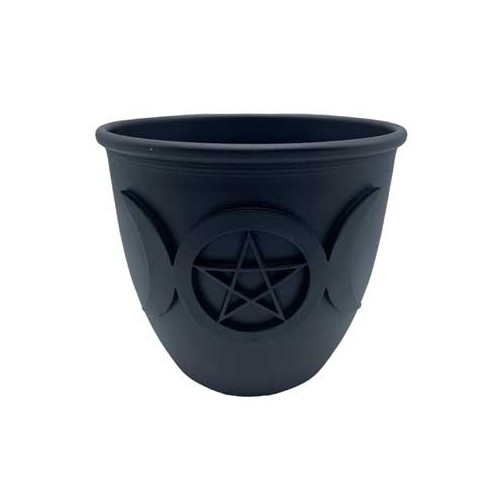 Triple Moon Pentagram Candle Holder