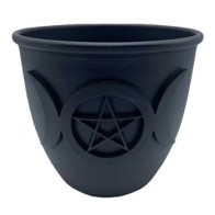 Porta Velas Triple Luna Pentagrama