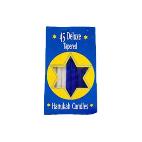 Assorted Hanukah Candles 45 Pack