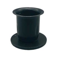 Button Taper Candle Holder - Elegant Matte Finish