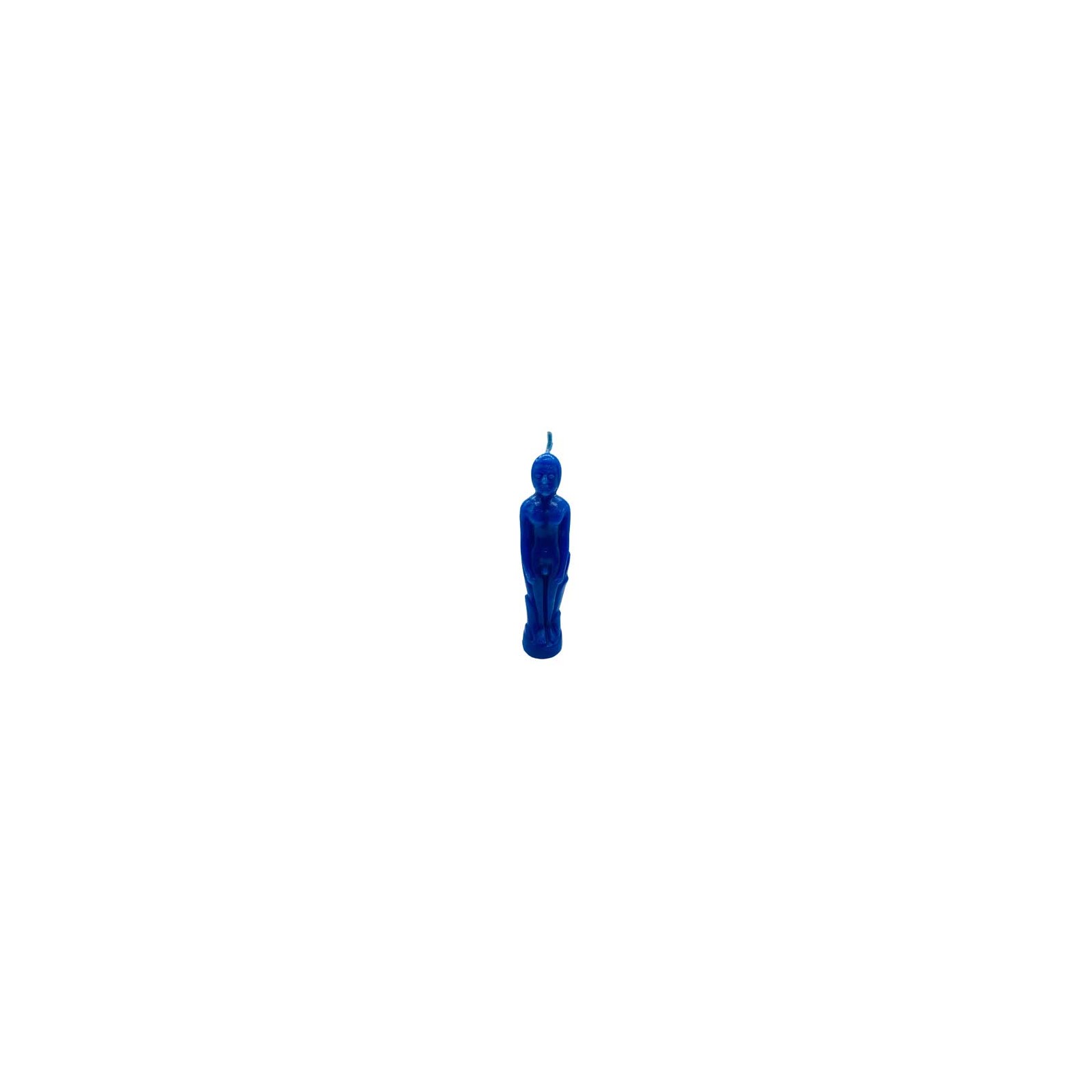 Blue Male Candle for Freedom and Inspiration