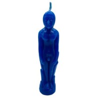 Blue Male Candle for Freedom and Inspiration