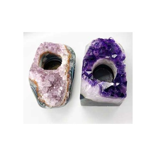 Amethyst Tealight Candle Holder