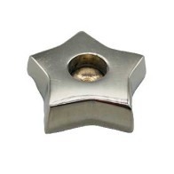 1 1/2" Silver Star Chime Holder