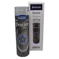 90 hr Pentacle Jar Candle Frankincense