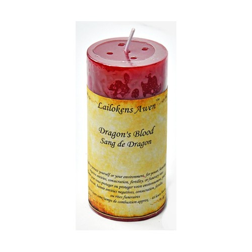 Dragon's Blood Scented Candle for Rituals