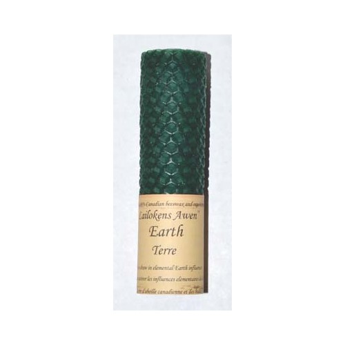 Earth Lailokens Awen Candle for Rituals