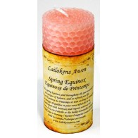 4" Spring Equinox Altar Candle for Rituals