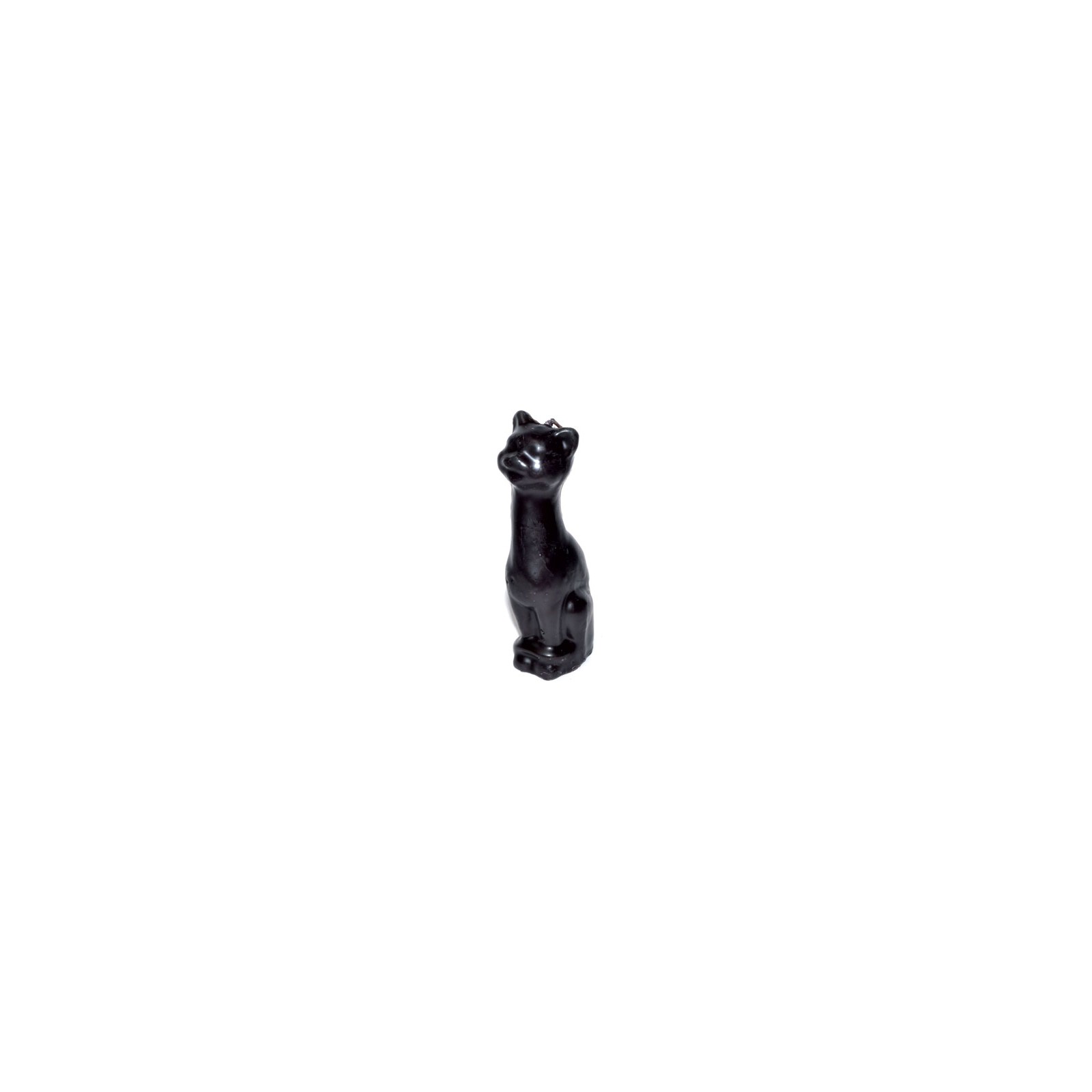 5 1/2" Black Cat Candle for Good Luck and Protection