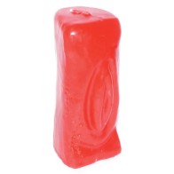 6 1/2 Inch Red Female Gender Candle