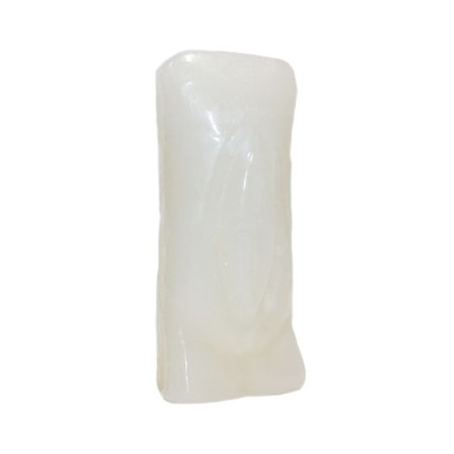 6.5" White Female Gender Candle