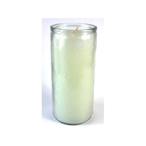 White 14-Day Jar Candle for Spiritual Use