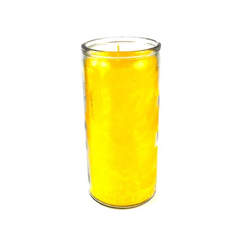 Yellow 14-Day Jar Candle for Spiritual Rituals