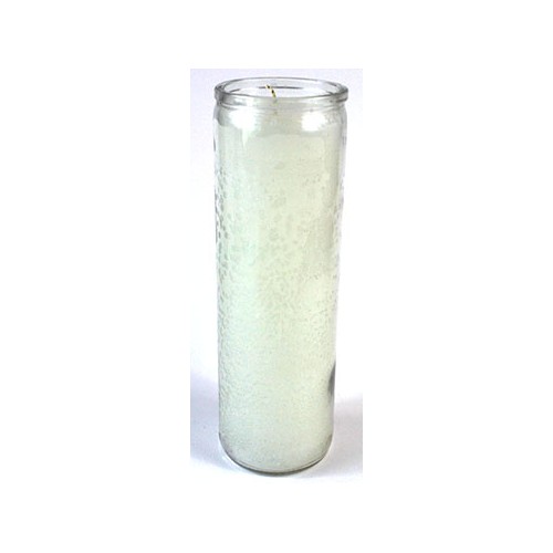 White 7-Day Jar Candle for Spiritual Practices