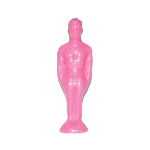 7.25 Inch Pink Male Candle for Romantic Spells