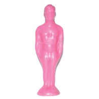 7.25 Inch Pink Male Candle for Romantic Spells