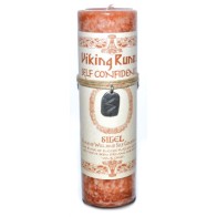 Self Confidence Pillar Candle with Sigel Rune Pendant