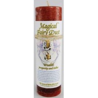 Wealth Fairy Dust Pillar Candle