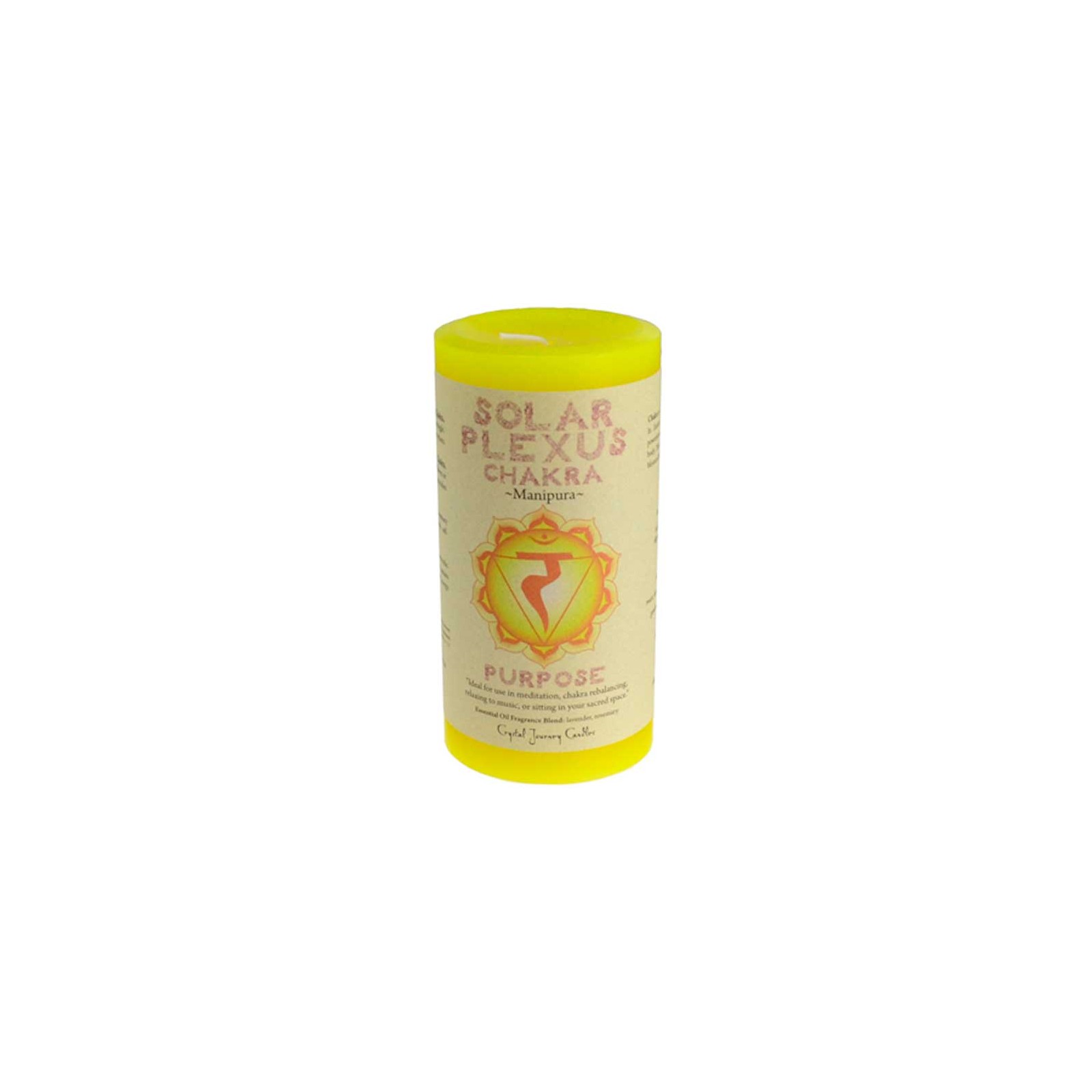 Solar Plexus Chakra Pillar Candle