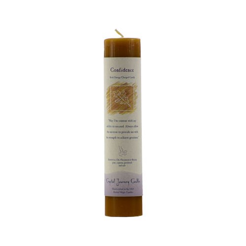 Confidence Reiki Charged Pillar Candle