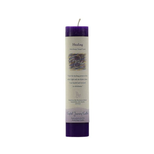 Healing Reiki Charged Pillar Candle