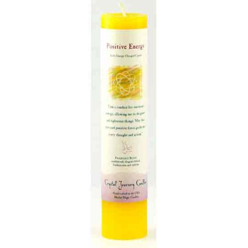 Positive Energy Reiki Charged Pillar Candle