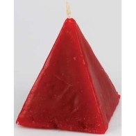 Red Cinnamon Pyramid Candle