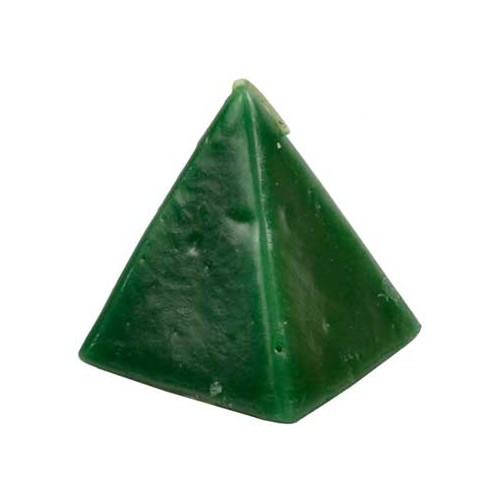 Green Cherry Pyramid Candle 2 1/2" for Spells