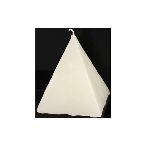 White Pyramid Candle for Health and Healing