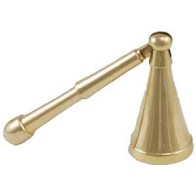 Long Brass Candle Snuffer Bell