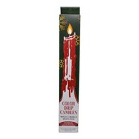 Juego de 2 Velas Rojas de Goteo