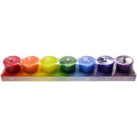 7 Pack Chakra Votive Candles Set