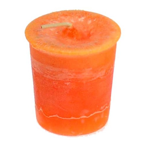 Sacral Chakra Votive Candle by Crystal Journey