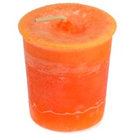 Sacral Chakra Votive Candle by Crystal Journey