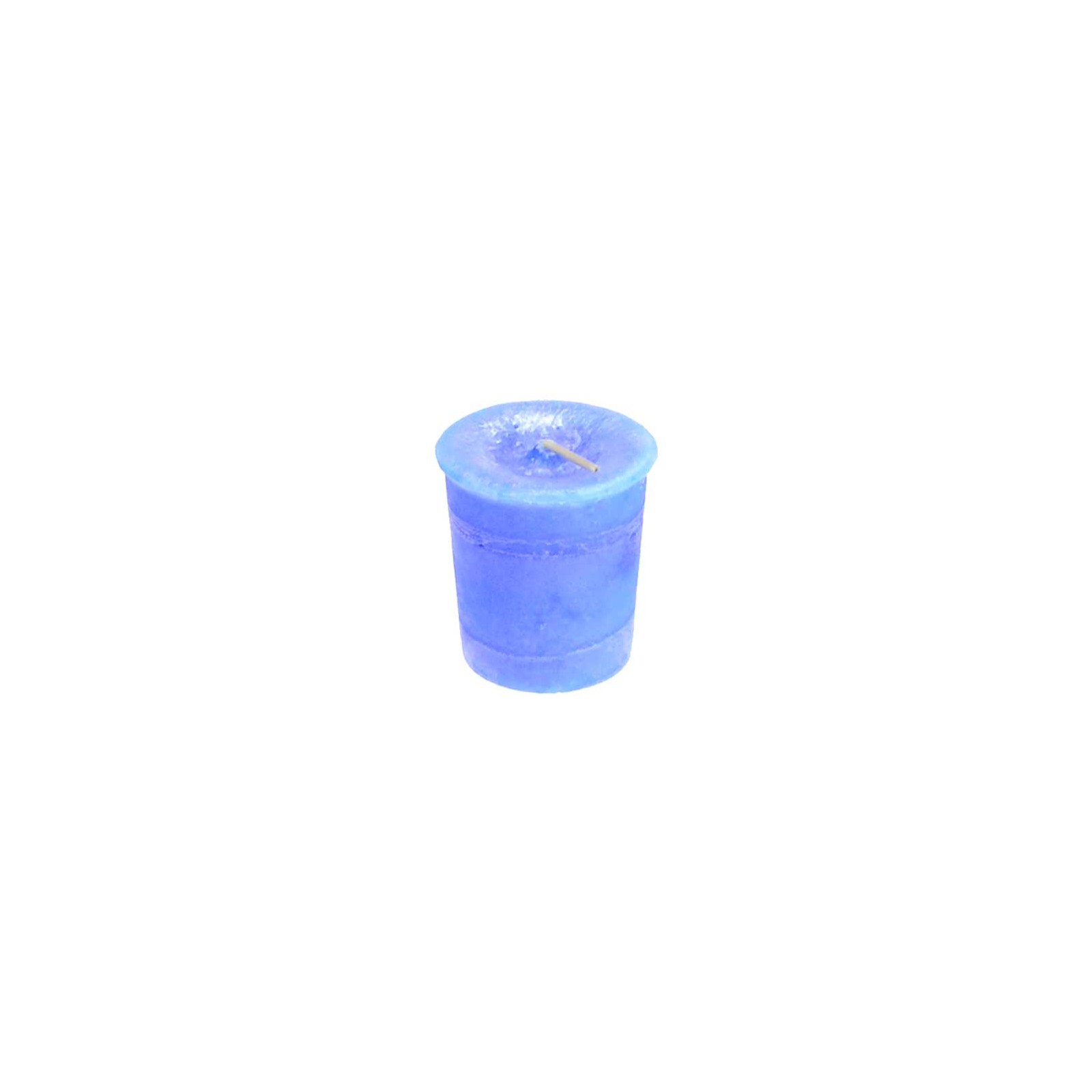 Throat Chakra Votive Candle for Meditation