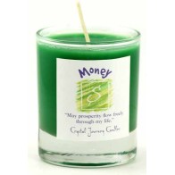 Money Soy Votive Candle Abundance