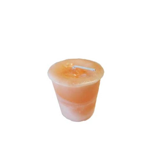 Compassion Herbal Votive Candle Peach